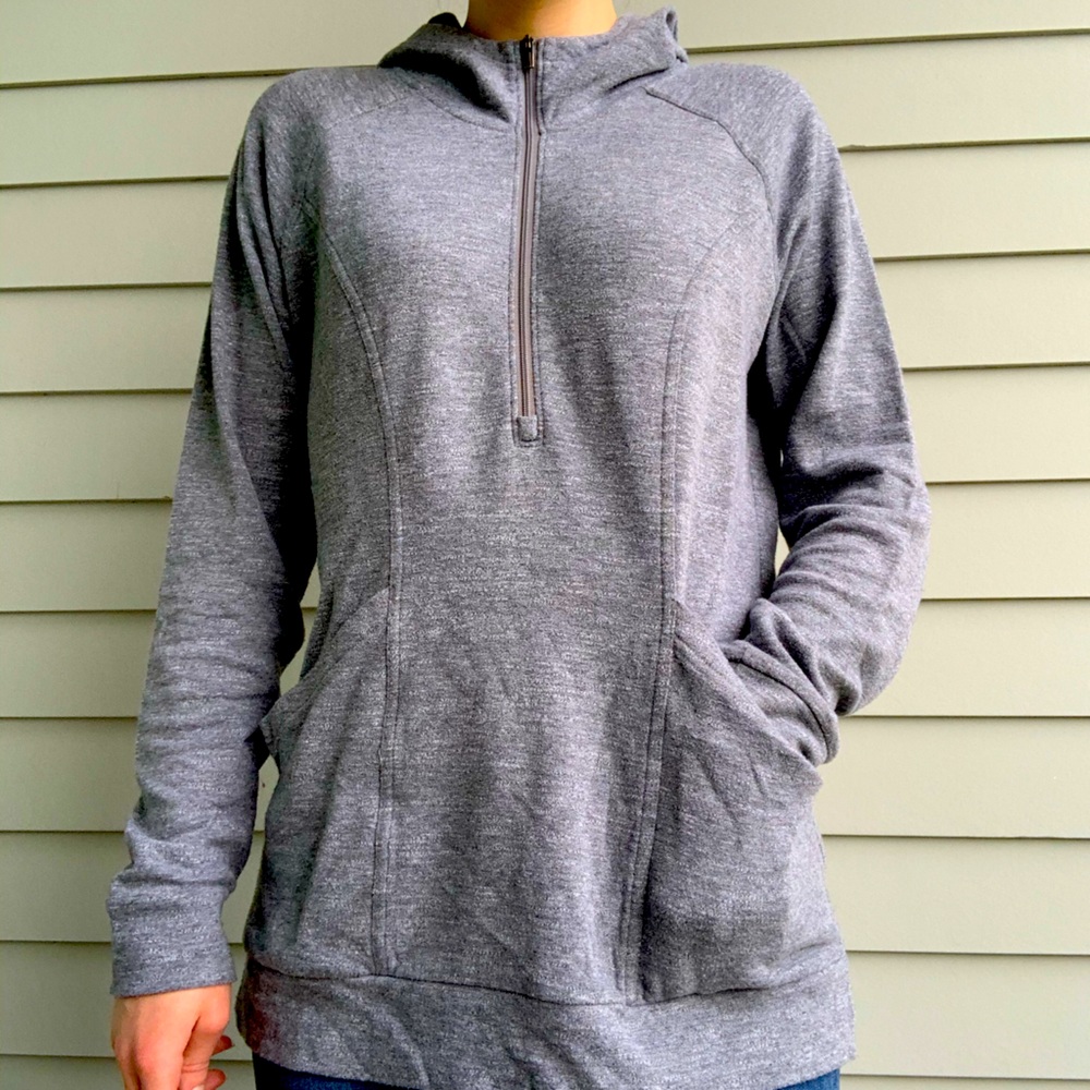 Lucy Active Yoga Travel Half Zip Hoodie w/ Pocket